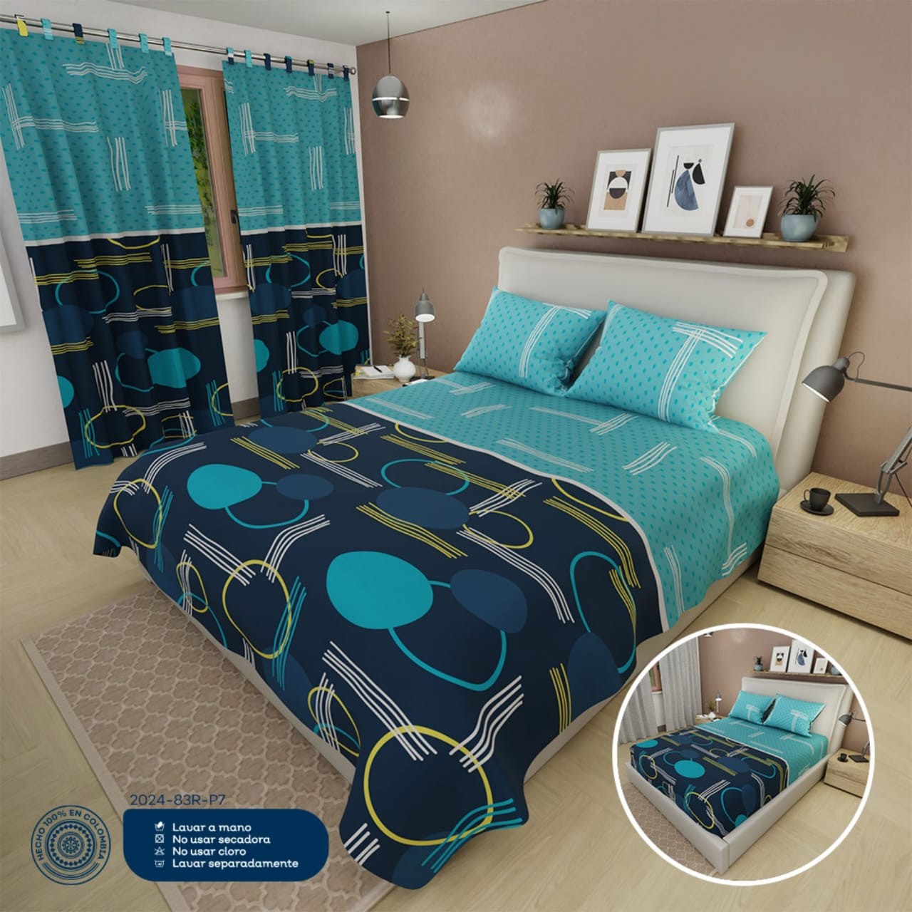 juego de sabanas ocean de microfibra suavizada