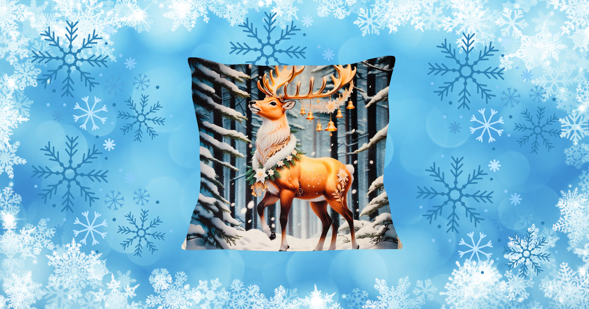 Cojin venado navideño🎄✨