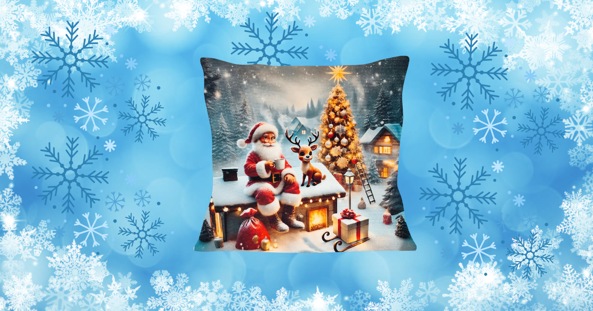 Cojin Navidad santa 🎄✨